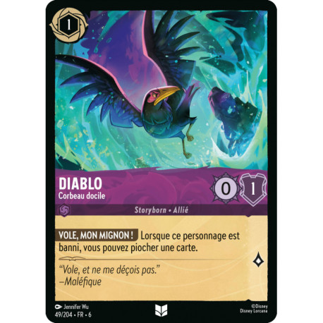 (Foil) Diablo : Corbeau docile [La Mer Azurite]