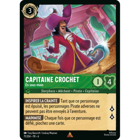 (Foil) Capitaine Crochet : En sous-main [La Mer Azurite]