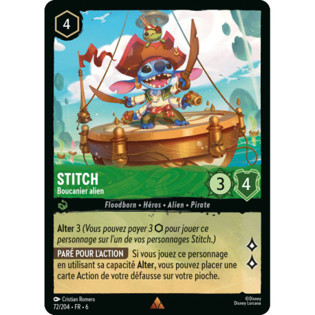 (Foil) Stitch : Boucanier alien [La Mer Azurite]