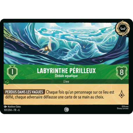 (Foil) Labyrinthe périlleux : Dédale aquatique [La Mer Azurite]