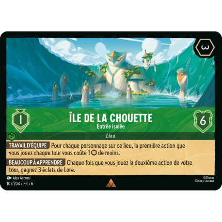(Foil) Île de la Chouette : Entrée isolée [La Mer Azurite]