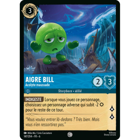 (Foil) Aigre Bill : Acolyte maussade [La Mer Azurite]