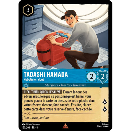 (Foil) Tadashi Hamada : Roboticien doué [La Mer Azurite]