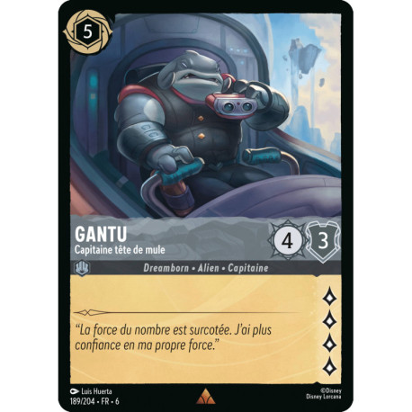 (Foil) Gantu : Capitaine tête de mule [La Mer Azurite]