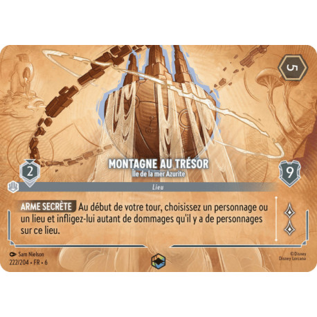(Enchantée) Montagne au trésor : Île de la mer Azurite [La Mer Azurite]