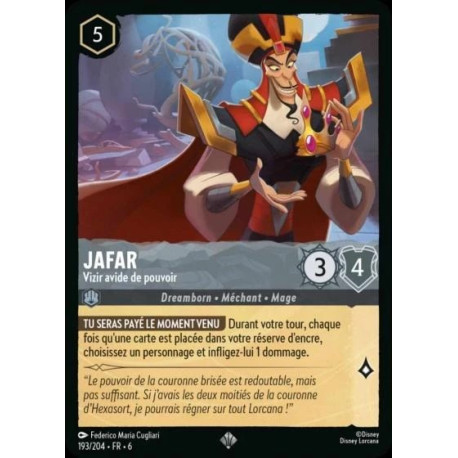 (Foil) Jafar : Vizir avide de pouvoir [La Mer Azurite]