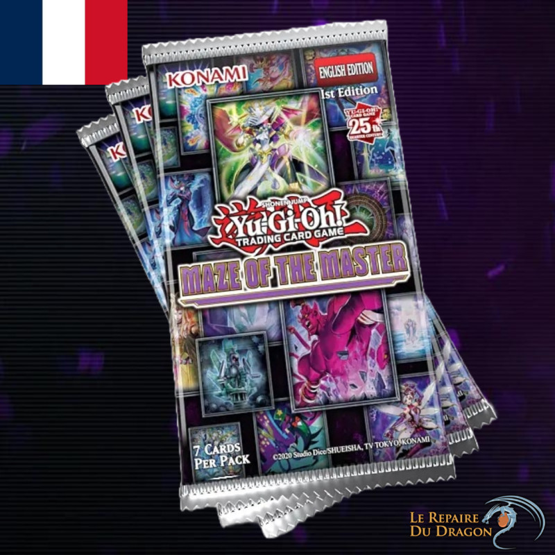 Yu-Gi-Oh! Labyrinthe Du Maître 3 - Pack Booster De Cartes à Collectionner