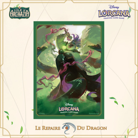 Paquet de 65 Protège-Cartes : Ursula, L'Île d'Archazia (Archazia's Island) - Disney Lorcana