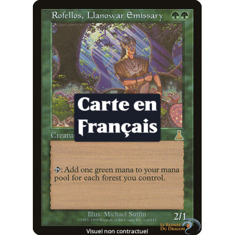Magic The Gathering - Rofellos, Emissaire de Llanowar [UDS]