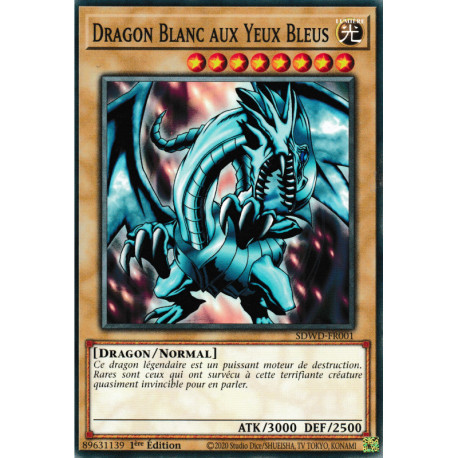 Dragon Blanc aux Yeux Bleus (V1) (C) [SDWD]