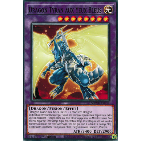 SDWD-DE043 – Dragon fantôme ultime aux yeux bleus – UltraRare – 1ère édition – Allemand – Deck de structure : destination des yeux bleus et blancs – avec protection d'expédition MZTCG – Yugioh