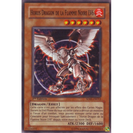 Horus Dragon de la Flamme Noire LV6 (C) [SDRL]