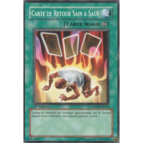Carte de Retour Sain & Sauf (C) [SDZW]