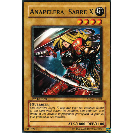 Anapelera, Sabre X (C) [5DS2]