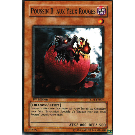 Poussin B. aux Yeux Rouges (Poussin Dragon Noir) (C) [SD1]