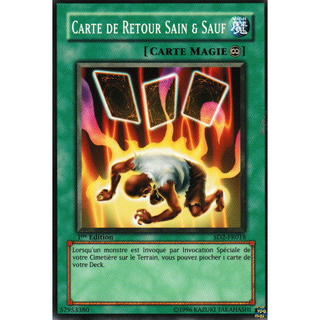 Carte de Retour Sain & Sauf (C) [SD2]