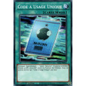 Code à Usage Unique (C) [STAS]