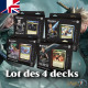 Lot des 4 decks Commander Final Fantasy - Magic The Gathering (Disponible le 6 JUIN 2024)