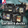 Lot des 4 decks Commander Final Fantasy - Magic The Gathering (Disponible le 6 JUIN 2024)
