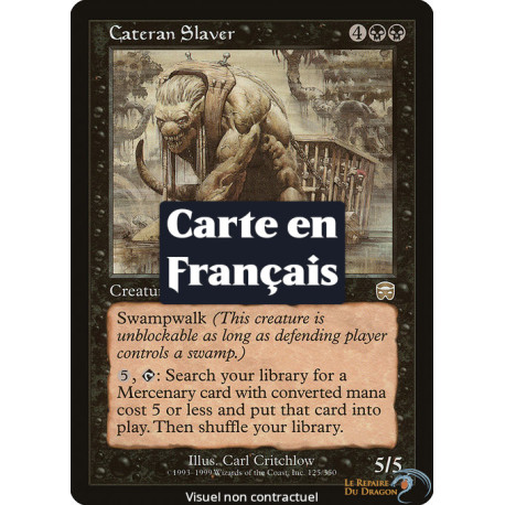 Noire - Esclavagiste catéran (R) [MMQ]