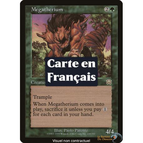 Verte - Mégathérium (R) [MMQ]