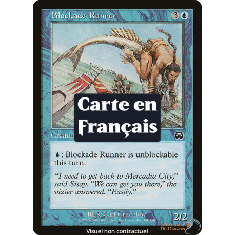 (Foil) Bleue - Passeur de blocus (C) [MMQ]