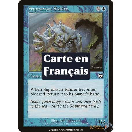 (Foil) Bleue - Maraudeur saprazzois (C) [MMQ]
