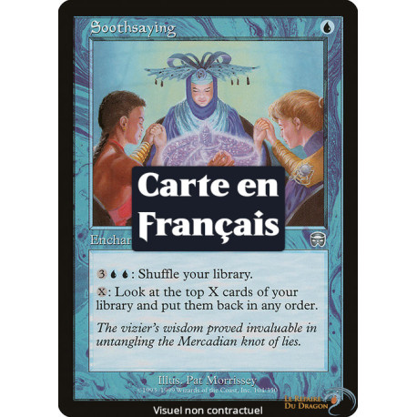 (Foil) Bleue - Divination de l'aruspice (U) [MMQ]