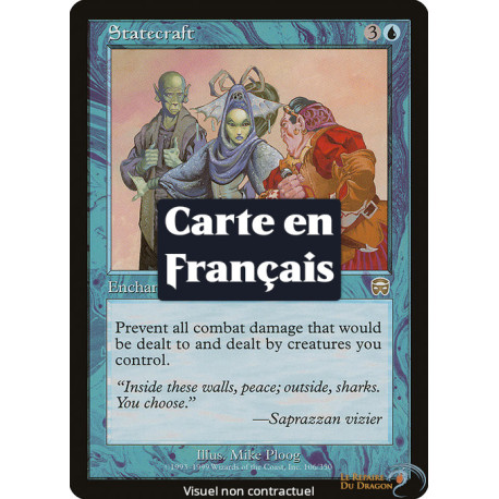 (Foil) Bleue - Habileté politique (R) [MMQ]