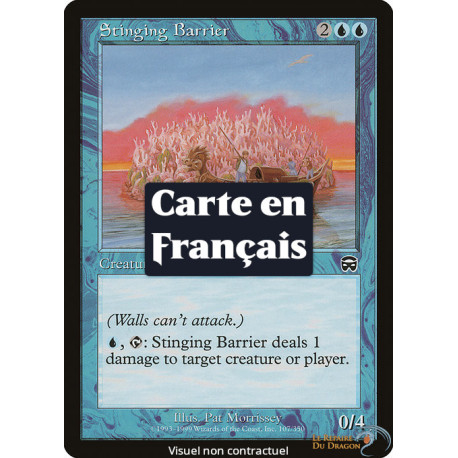 (Foil) Bleue - Barrière piquante (C) [MMQ]