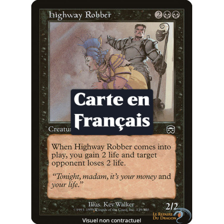 (Foil) Noire - Bandit de grand chemin (C) [MMQ]