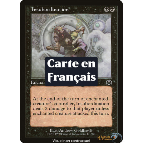 (Foil) Noire - Insubordination (C) [MMQ]