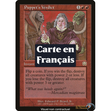 (Foil) Rouge - Verdict du fantoche (R) [MMQ]