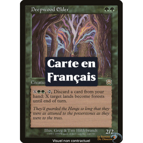 (Foil) Verte - Ancêtre de Bois profond (R) [MMQ]