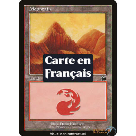 (Foil) Terrain - Montagne (V3) (L) [MMQ]