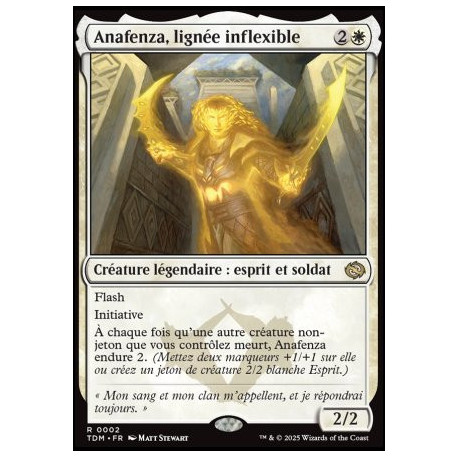 (Foil) Blanche - Anafenza, lignée inflexible (V1) (R) [TDM]
