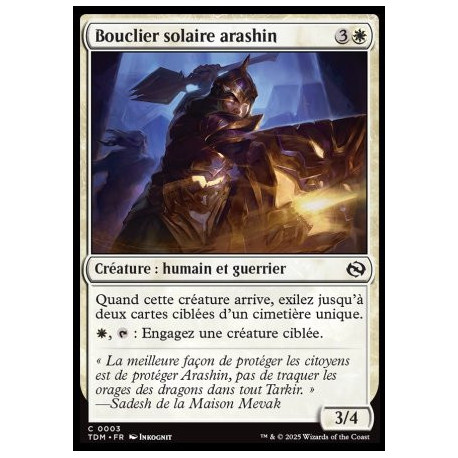 (Foil) Blanche - Bouclier solaire arashin (C) [TDM]