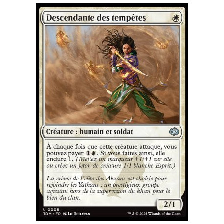 (Foil) Blanche - Descendante des tempêtes (U) [TDM]
