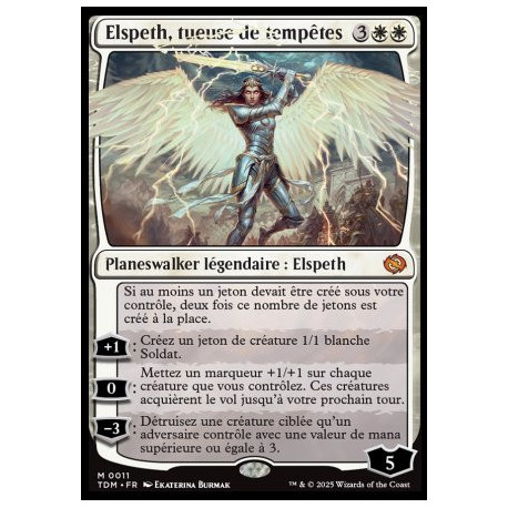 (Foil) Blanche - Elspeth, tueuse de tempêtes (V1) (M) [TDM]