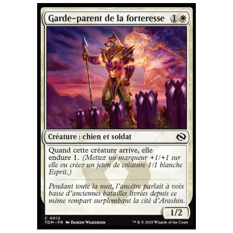 (Foil) Blanche - Garde-parent de la forteresse (C) [TDM]