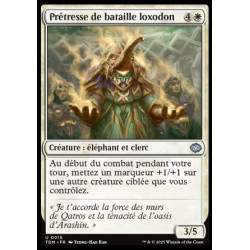 (Foil) Blanche - Prêtresse de bataille loxodon (U) [TDM]