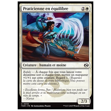 (Foil) Blanche - Praticienne en équilibre (C) [TDM]