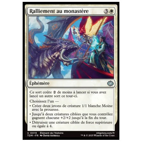 (Foil) Blanche - Ralliement au monastère (U) [TDM]