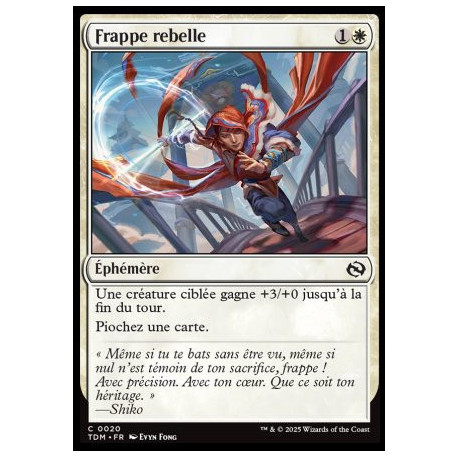 (Foil) Blanche - Frappe rebelle (C) [TDM]