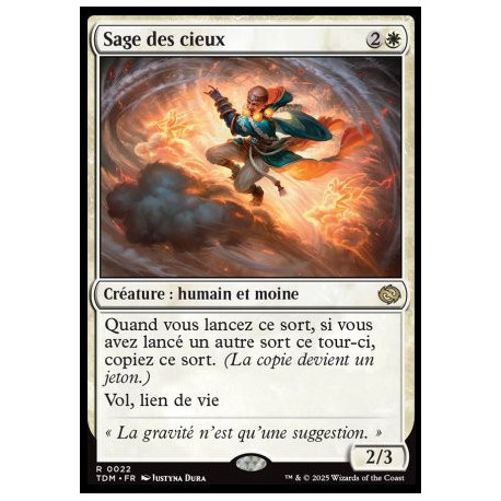 (Foil) Blanche - Sage des cieux (V1) (R) [TDM]