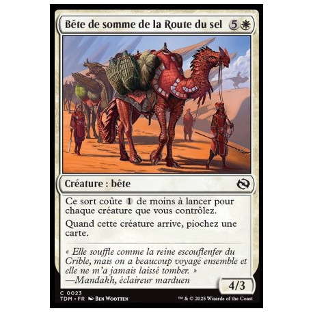 (Foil) Blanche - Bête de somme de la Route du sel (C) [TDM]