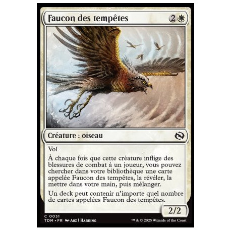 (Foil) Blanche - Faucon des tempêtes (C) [TDM]
