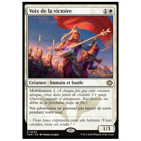 (Foil) Blanche - Voix de la victoire (V1) (R) [TDM]