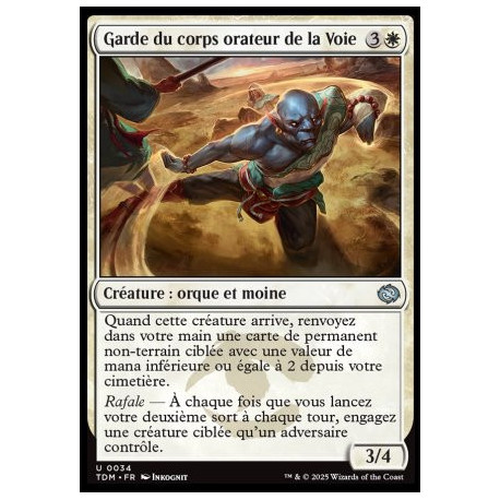(Foil) Blanche - Garde du corps orateur de la Voie (U) [TDM]