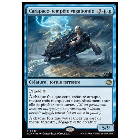 (Foil) Bleue - Carapace-tempete vagabonde (V1) (R) [TDM]